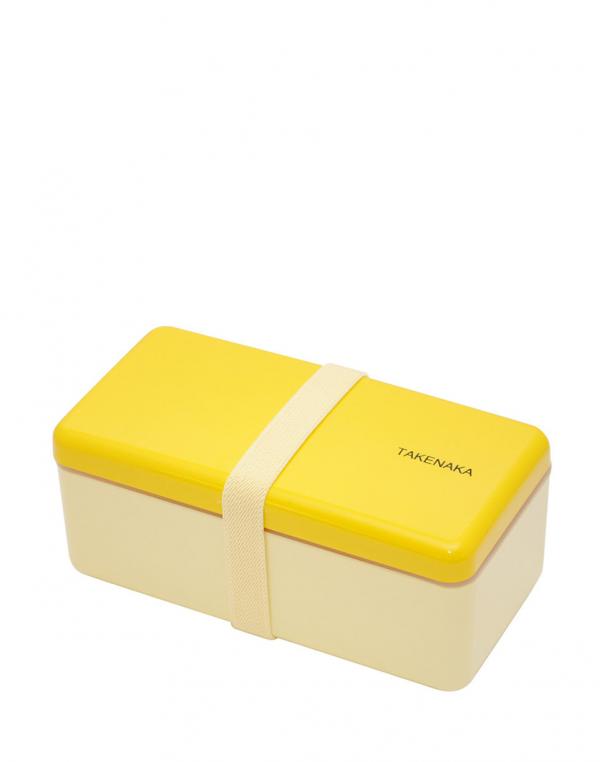 Takenaka Bento Box Ractangle Slim Yellow