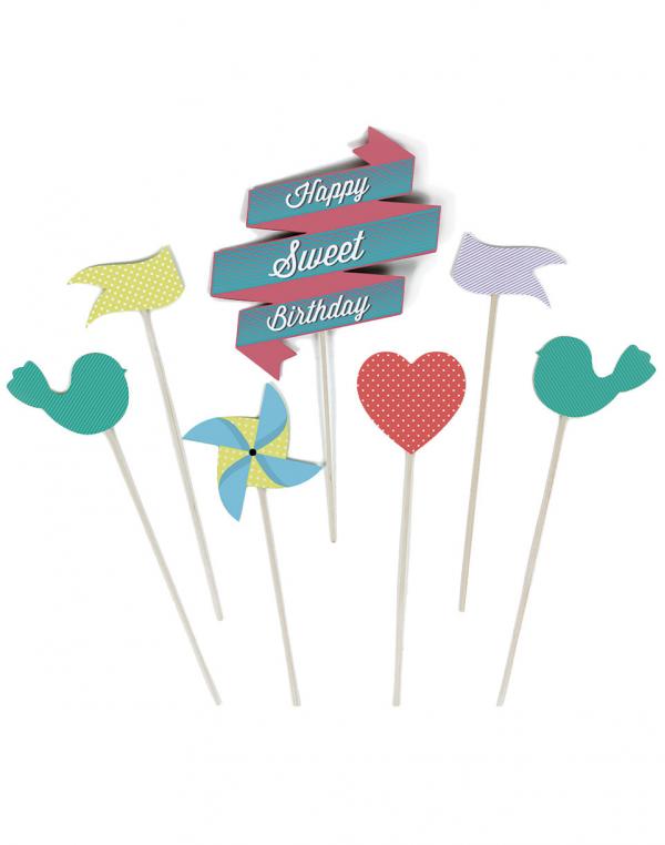 DOIY Cake Toppers Sweet Sweet