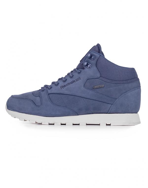 Reebok Classic Leather Mid Goretex Royal Slate / Paper White / Beach Stone 46
