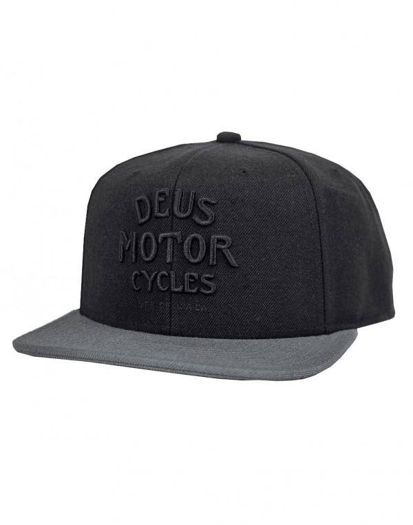 Kšiltovka Deus Ex Machina Motor Black - Grey