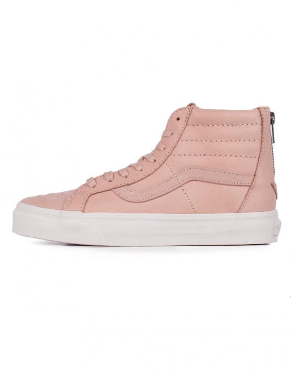 Sneakers - tenisky Vans SK8-Hi Reissue Zip (Veggie Tan Leather) Tan