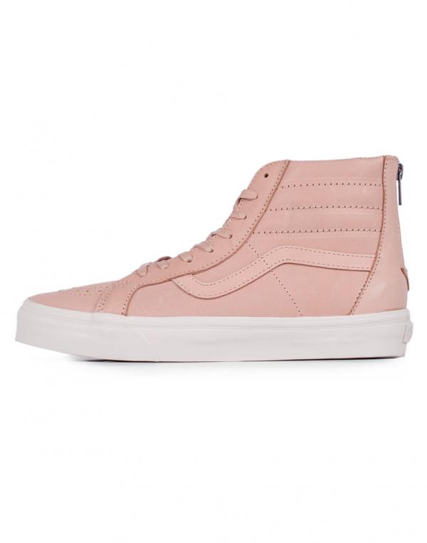 Sneakers - tenisky Vans SK8-Hi Reissue Zip (Veggie Tan Leather) Tan
