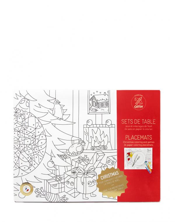 OMY Coloring Placemats - Christmas