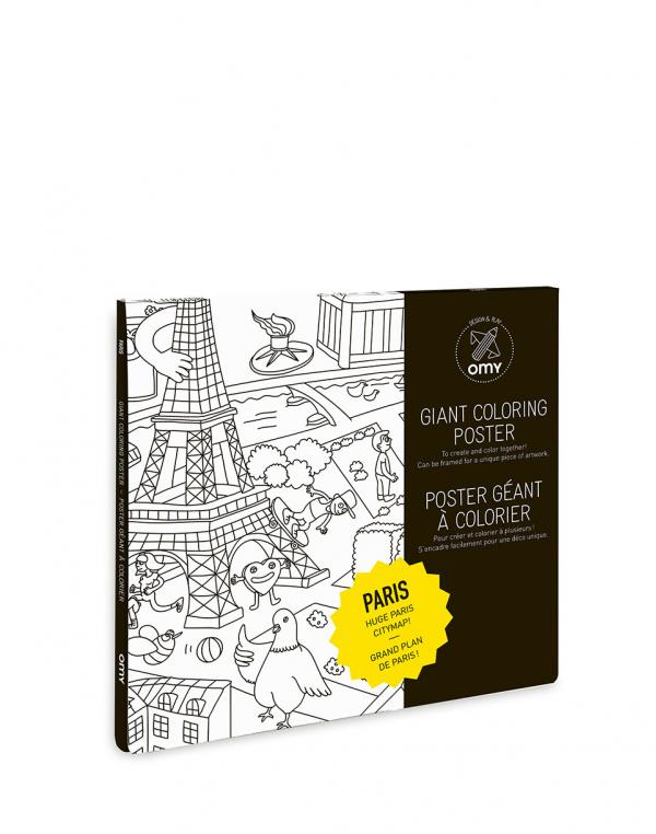 OMY COLORING POSTER - PARIS