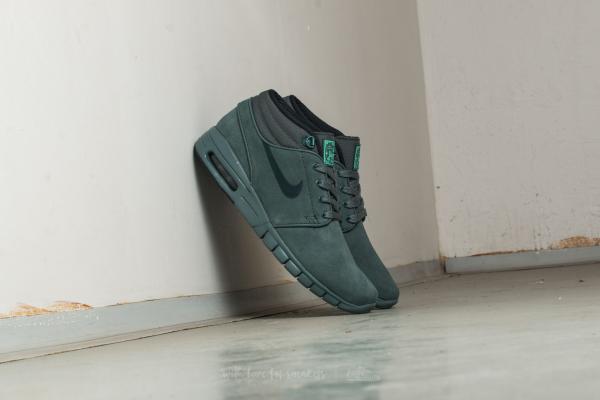 Nike Stefan Janoski Max Mid Leather Hasta/ Seaweed-Green Glow