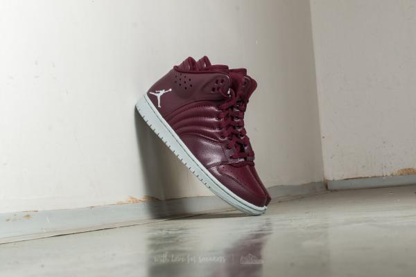 Jordan 1 Flight 4 Night Maroon/ Pure Platinum