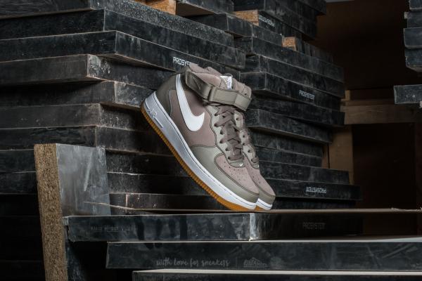 Nike Air Force 1 Mid '07 Light Taupe/ White