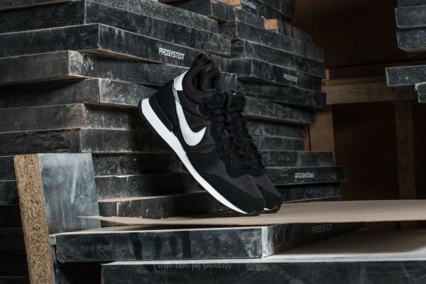 Nike Internationalist Mid Black/ White-White-Wolf Grey