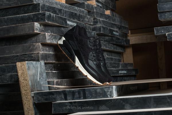 Nike Air Max 90 Premium Black/ Black-Sail