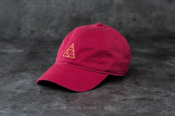 HUF Apparel Triple Triangle Curved Brim Cap Cardinal