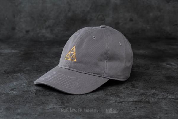 HUF Apparel Triple Triangle Curved Brim Cap Grey