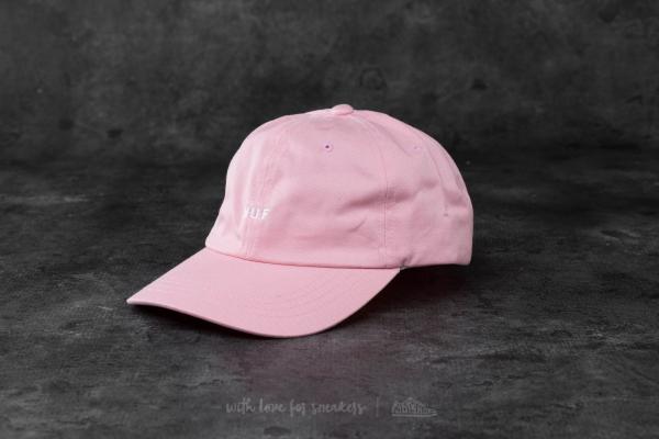 HUF Apparel Original Logo Curved Brim Cap Pink