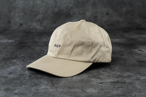 HUF Apparel Original Logo Curved Brim Cap Khaki