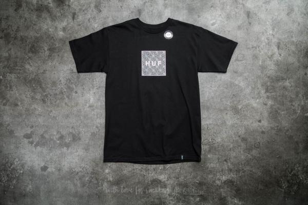 HUF Apparel Box Logo UV Tee Black