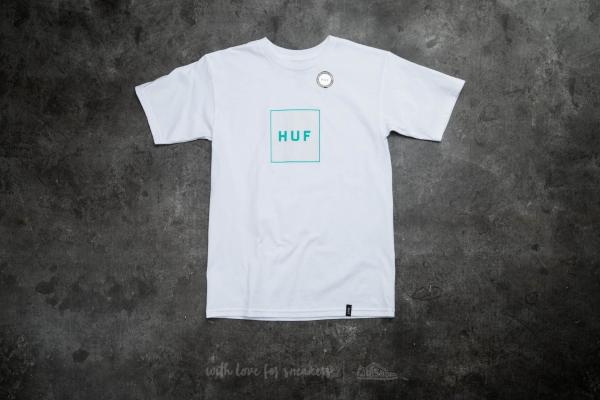HUF Apparel Box Logo UV Tee White