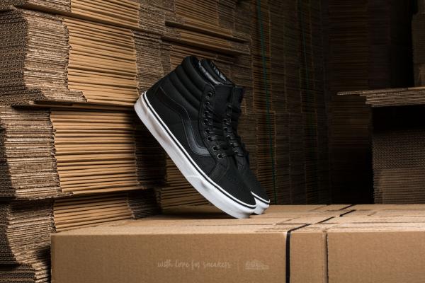 Vans Sk8-Hi Reissue (Premium Leather) Black/ True White