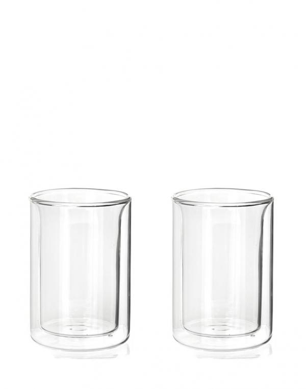 Kikkerland Ora Double Wall Tea Cup S/2