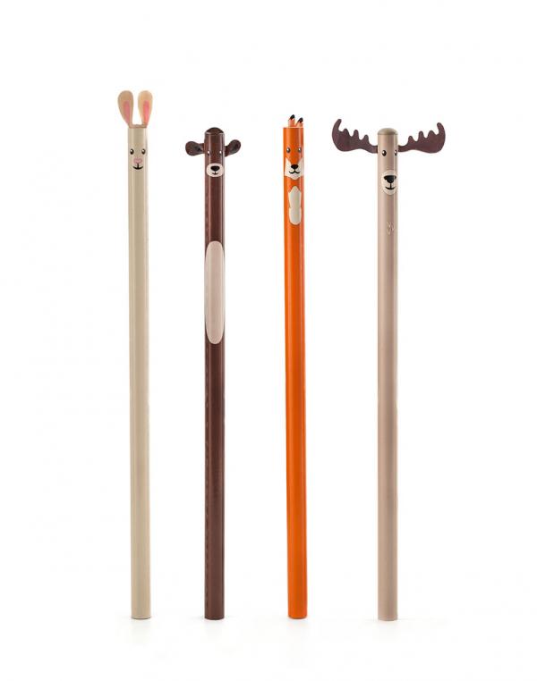 Kikkerland Woodland Pencil Wood