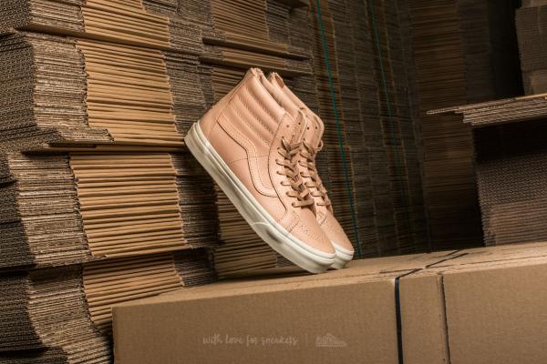 Vans Sk8-Hi Reissue Zip (Veggie Tan Leather) Tan