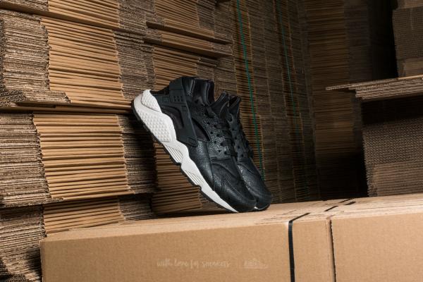 Nike Wmns Air Huarache Run Premium Black/ Black-Light Bone