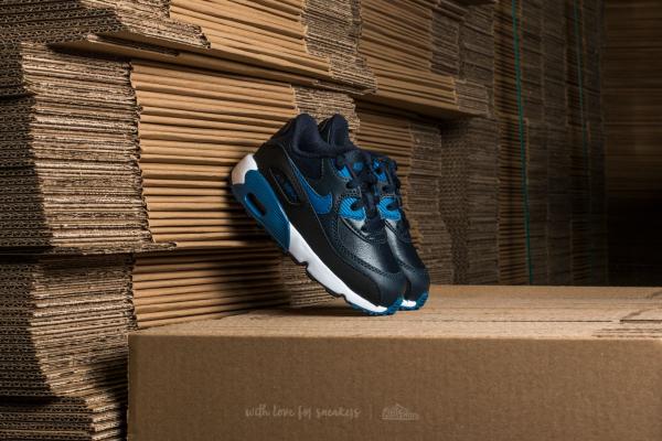 Nike Air Max 90 Leather (TD) Dark Obsidian/ Court Blue-Black