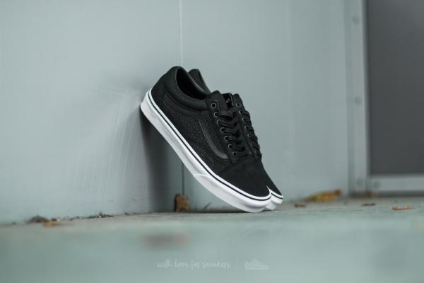 Vans Old Skool (Premium Leather) Black/ True White