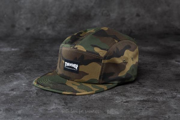 Thrasher 5 Panel Hat Camo