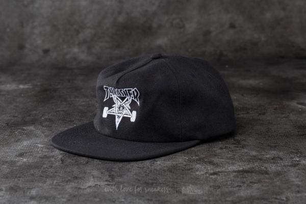 Thrasher Skategoat Wool Blend Snapback Black