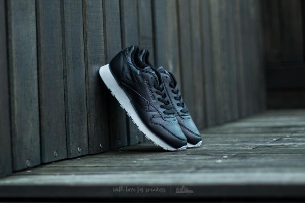 Reebok Classic Leather Pearlized Black/ White