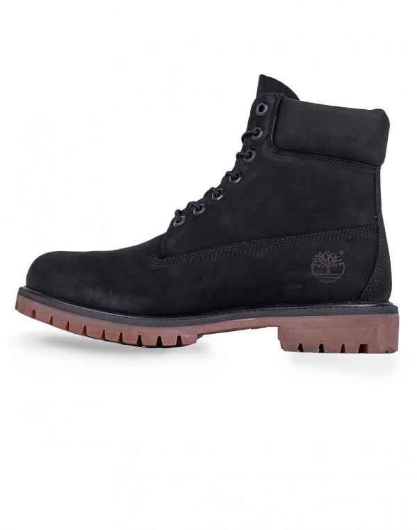 Boty TIMBERLAND 6" Premium Black Nubuck WP Monochromatic