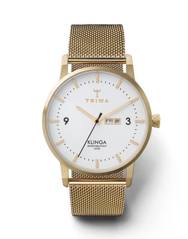 TRIWA Ivory Klinga Gold Mesh