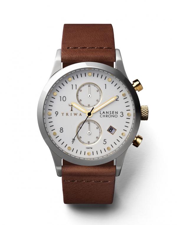 Hodinky TRIWA Ivory Lansen Chrono Brown Classic