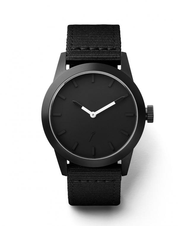 Hodinky TRIWA Spira x STAMPD Black Nylon Butterfly