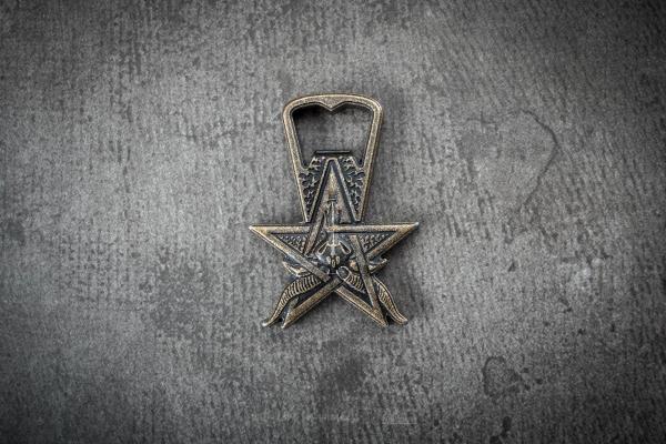 HUF x Thrasher Goat Bottle Opener Bronze