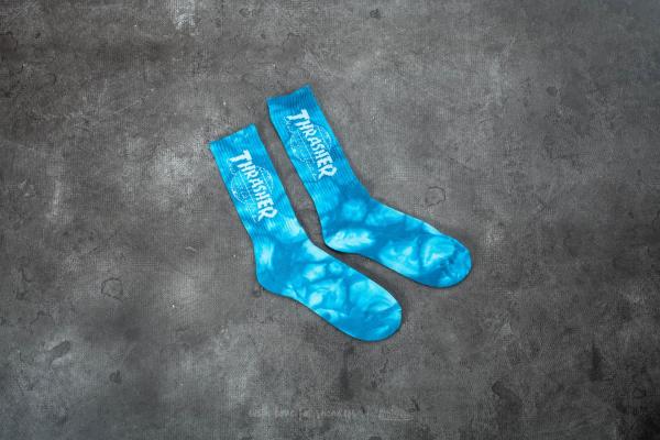HUF x Thrasher Tour De Stoops Crystal Wash Crew Sock Mint