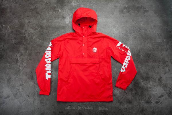 Huf x Thrasher Tour De Stoops Anorak Red
