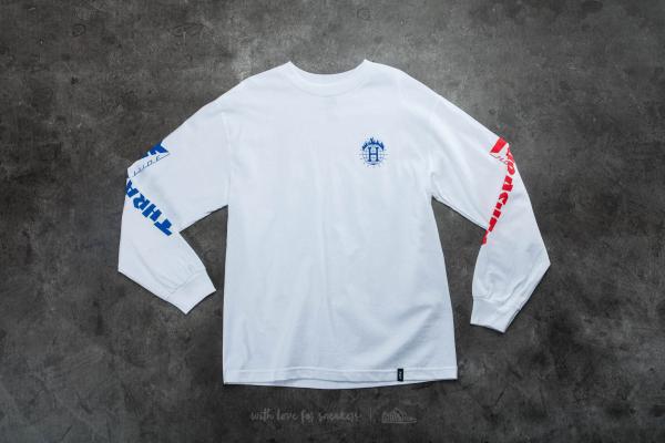 HUF x Thrasher Tour De Stoops L/S Tee White
