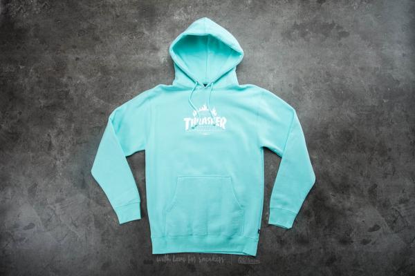 HUF x Thrasher Tour De Stoops Hooded Sweatshirt Mint