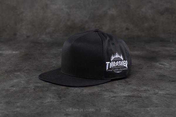 HUF x Thrasher Tour De Stoops Snapback Black