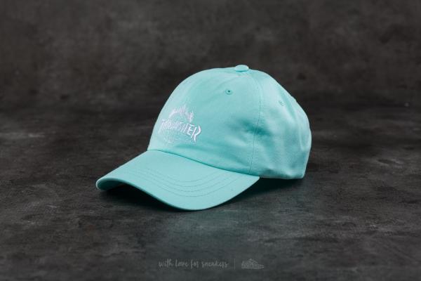 HUF x Thrasher Tour De Stoops Curve Visor 6 Panel Cap Mint
