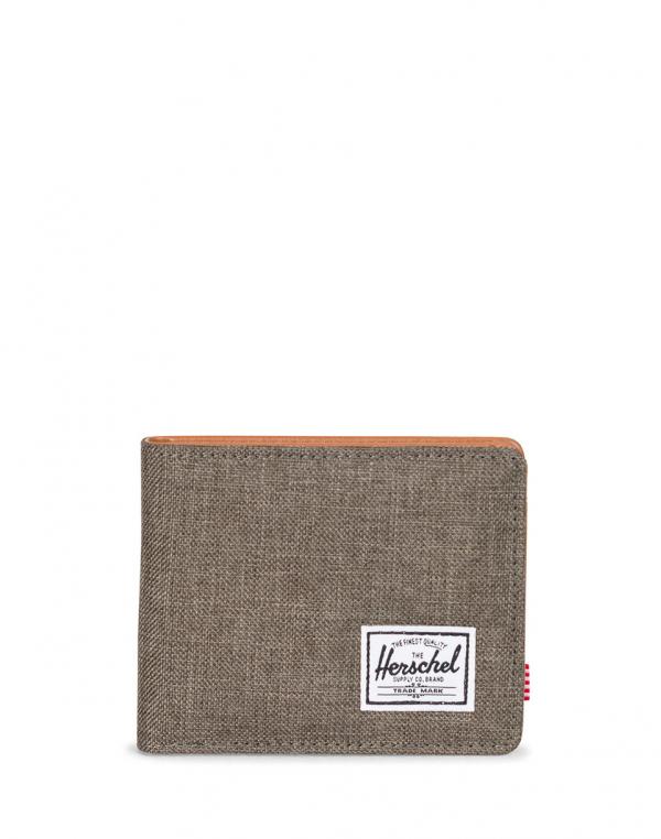 Peněženka Herschel Supply Hank + Coin Canteen Crosshatch/Tan Synthetic Leather