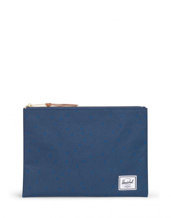 Na drobnosti Herschel Supply Network Large Navy / Cobalt Polka Dot