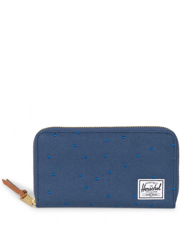 Peněženka Herschel Supply Thomas Navy / Cobalt Polka Dot