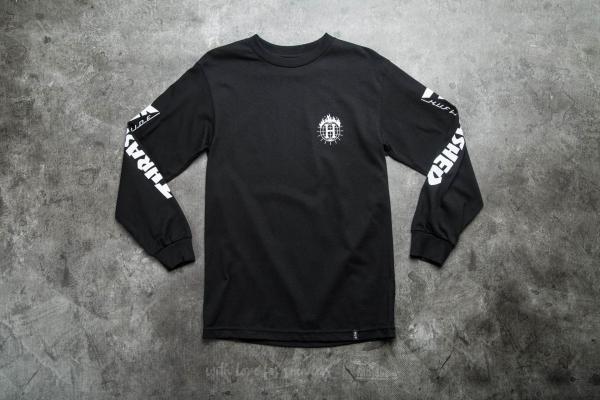 Huf x Thrasher Tour De Stoops L/S Tee Black