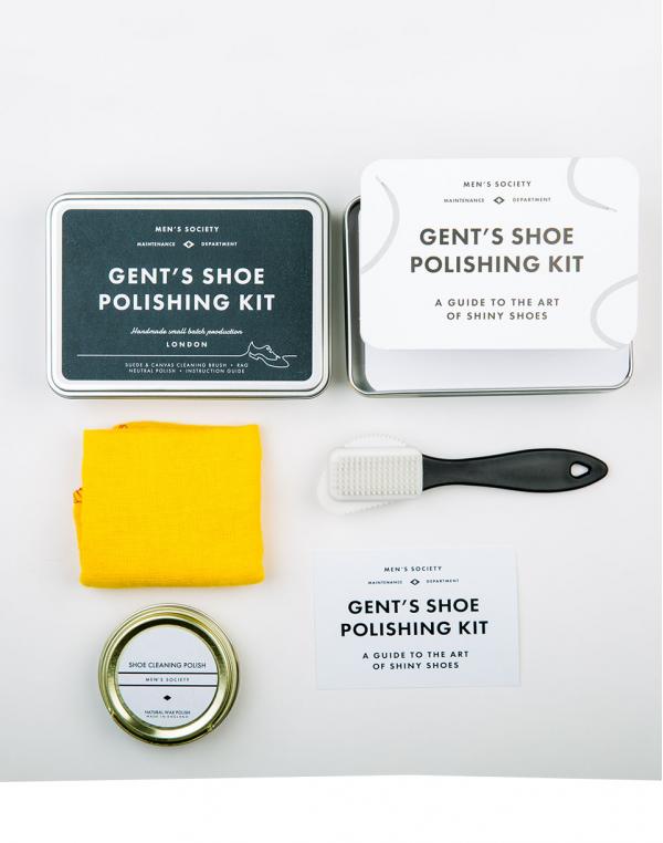 Dárkový Pack MEN'S SOCIETY Gent's Shoe Polishing Kit – Tin