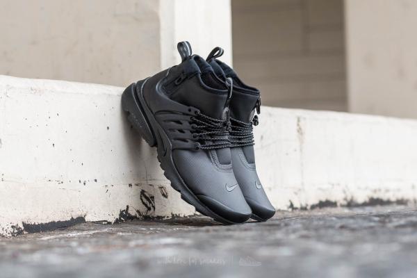 Nike Air Presto MID Utility Black/ Black-Volt-Dark Grey