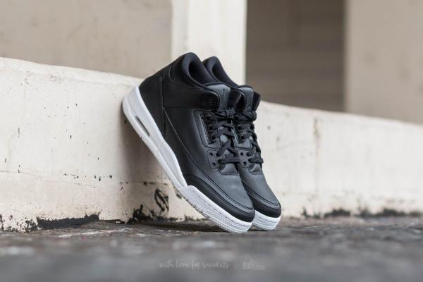 Air Jordan 3 Retro BG Black/ Black-White