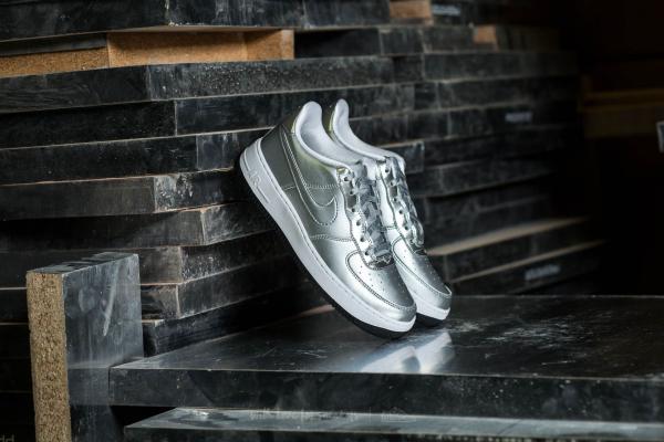 Nike Air Force 1 SE (GS) Metallic Silver
