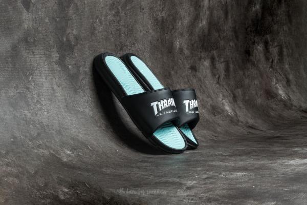 HUF x Thrasher Slide Black/ Mint
