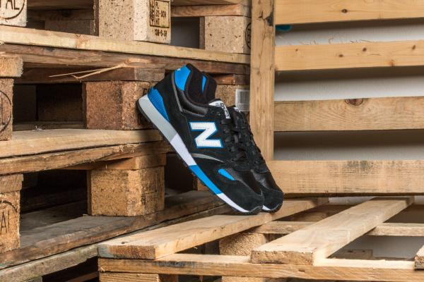 New Balance U446KB Black/ Blue-Grey/ White